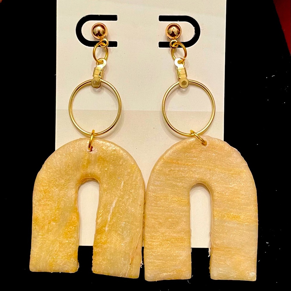 Polymer clay earrings brand new
